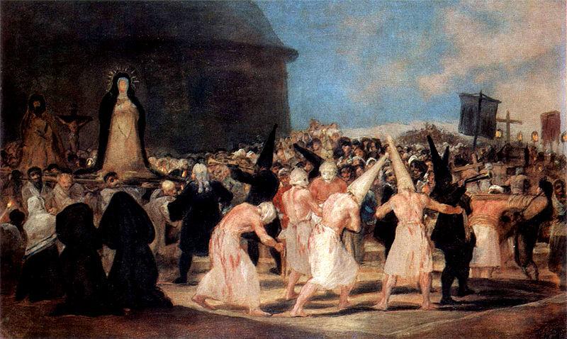Francisco de Goya Geiblerprozession oil painting image